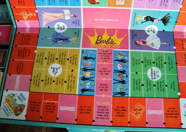Peças de reposição para jogos de tabuleiro: The Barbie Game Queen of the  Prom 1960 Mattel